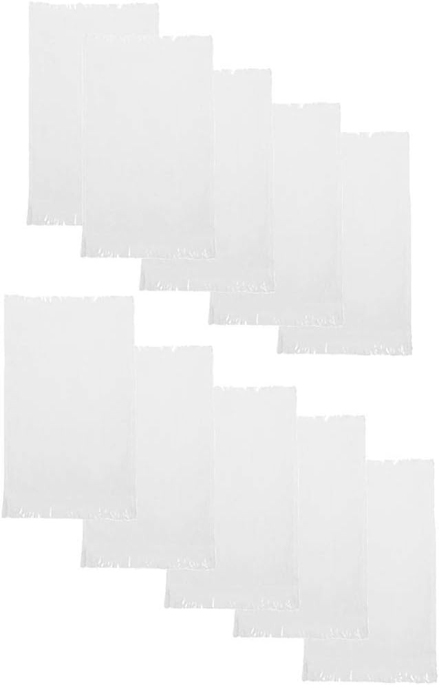 - Fringed Reversible Fingertip Towel Cotton Size: 11in W x 18in L (10 Pack) gallery