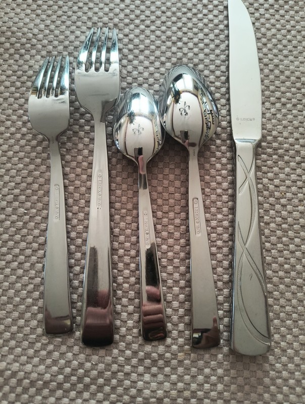 Lenox Vibe 5 Piece Serving Set Flatware 18/10 Stainless Knife Forks Spoons gallery