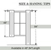 Bathroom Window Curtains, Airy Semi 36"W x 48"L (Pack of 2) Emerald Green gallery