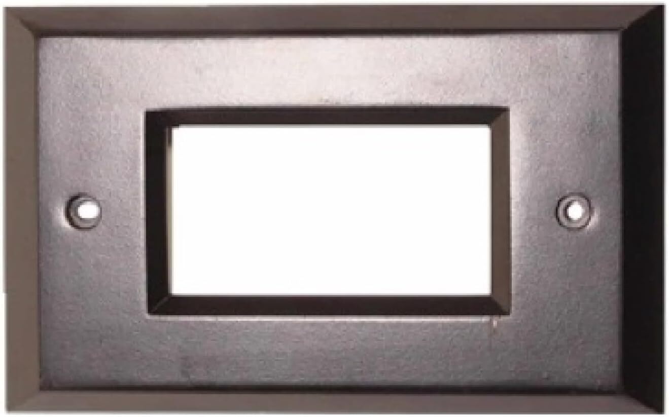 LED Step Light Cover Flat Oil Rubbed Plate, Bronze, Vertical or Horizontal gallery