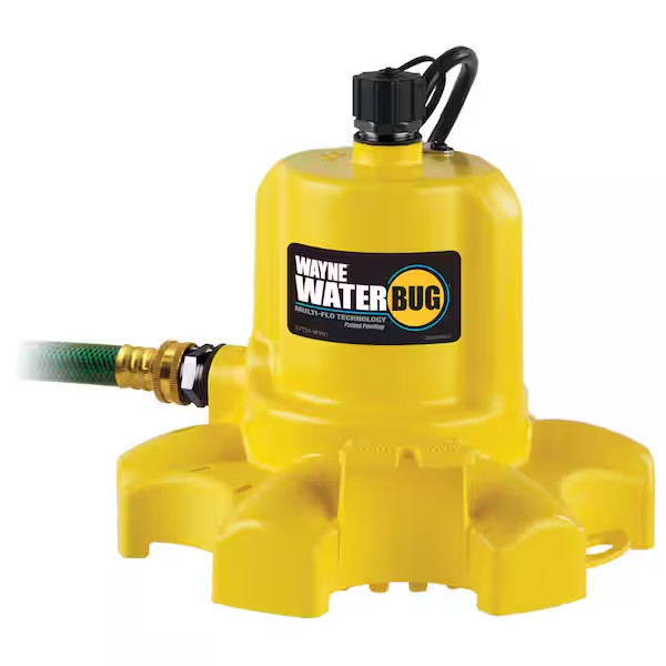 Wayne WaterBUG 1/6 HP Submersible Utility Pump Multi-Flo Technology 57731-WYN1 gallery
