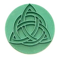 TRINITY TRIQUETRA CELTIC KNOT COOKIE STAMP EMBOSSER MADE IN USA PR4450