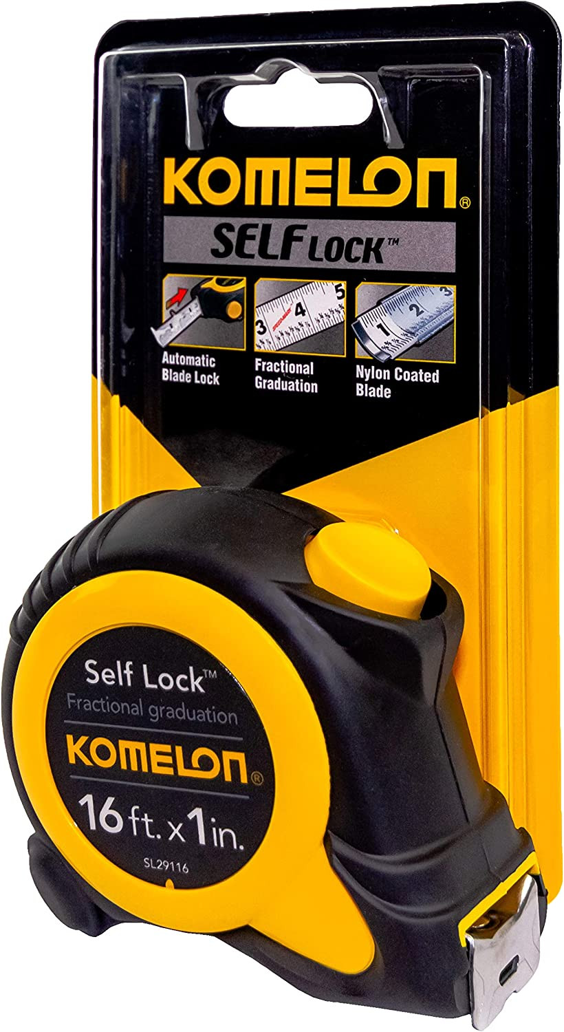 Self Locking Tape Measure 16 Ft Power Tape Nylon Coated Easy Read Fractions gallery
