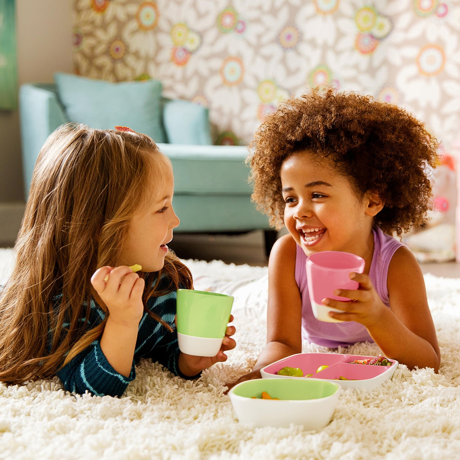 Munchkin® Splash™ Open Toddler Cups with 7 Ounces, Blue/Green/Pink/Purple gallery
