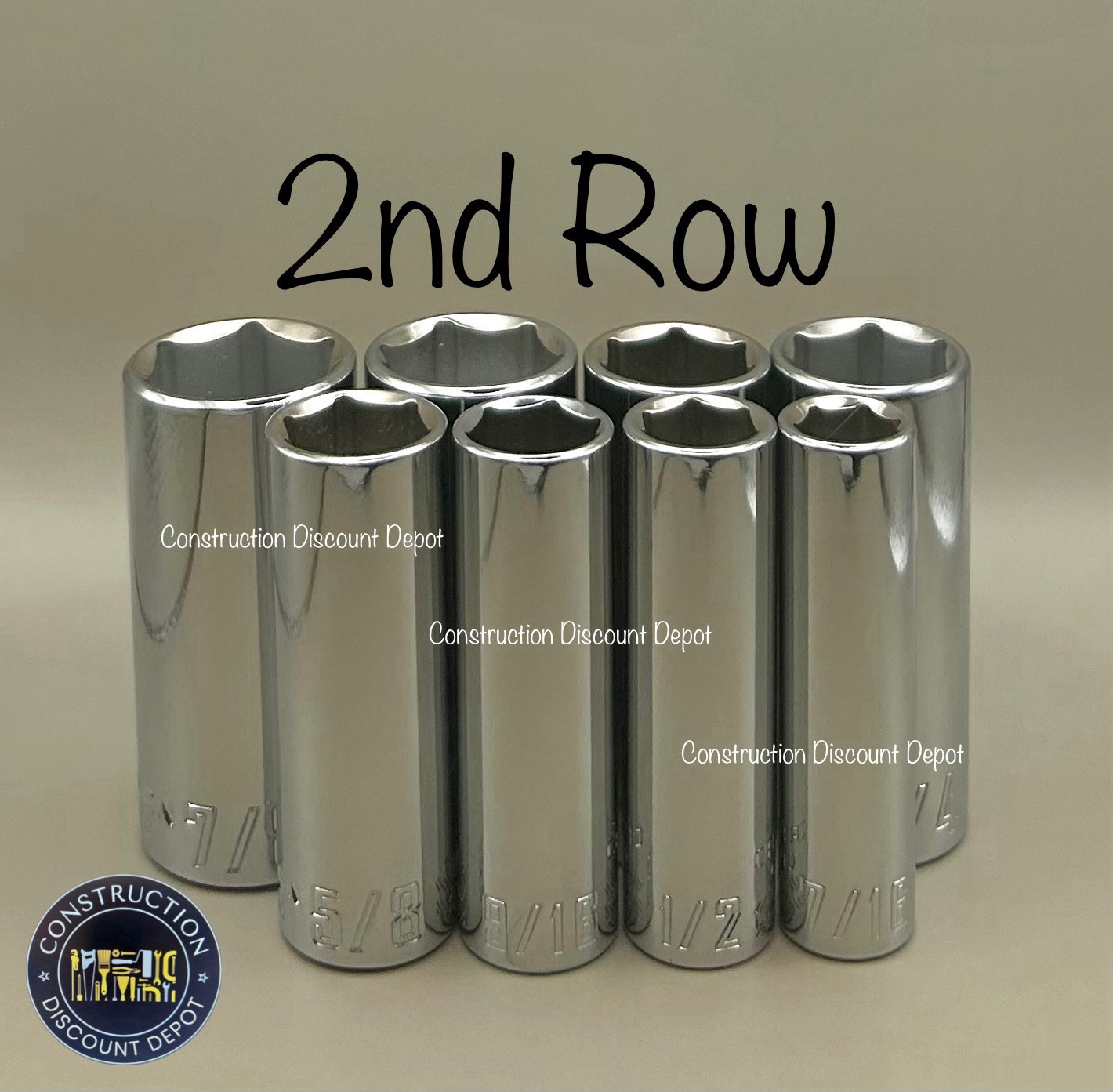 New 11 Piece Craftsman Deep 3/8" Drive SAE 6 Point Socket Set gallery