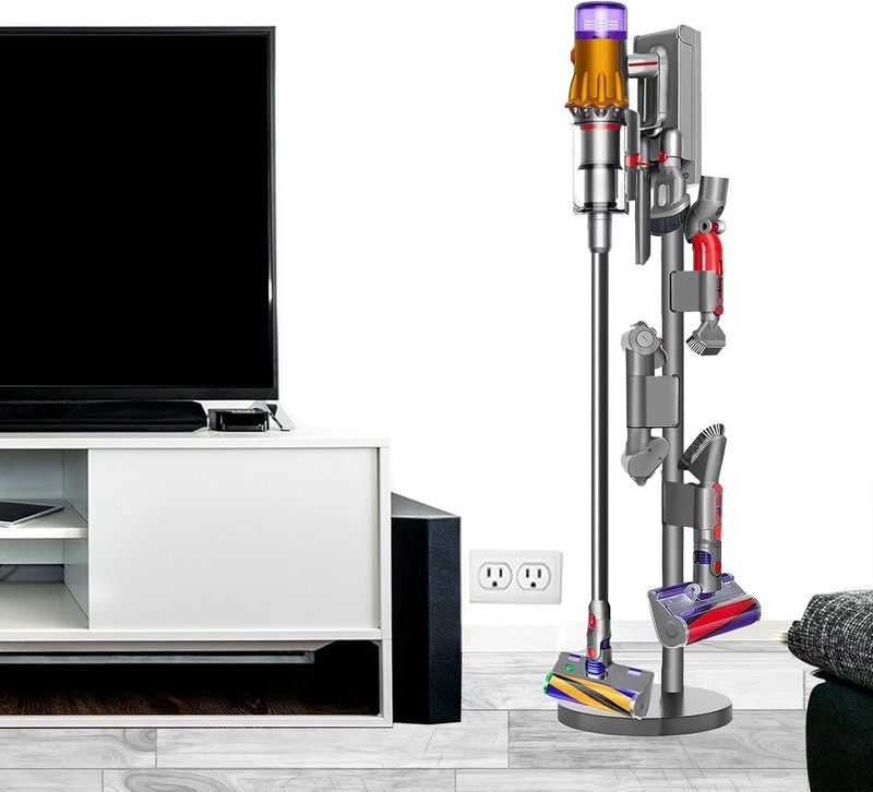 Vacuum Cleaner Stand Compatible with Dyson V6/V7/V8/V9/V10/V12/V15 Models gallery