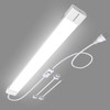 5000K Plug-In LED Tube Light Fixture, 18W Linkable Cabinet Light for Garage, Kit gallery