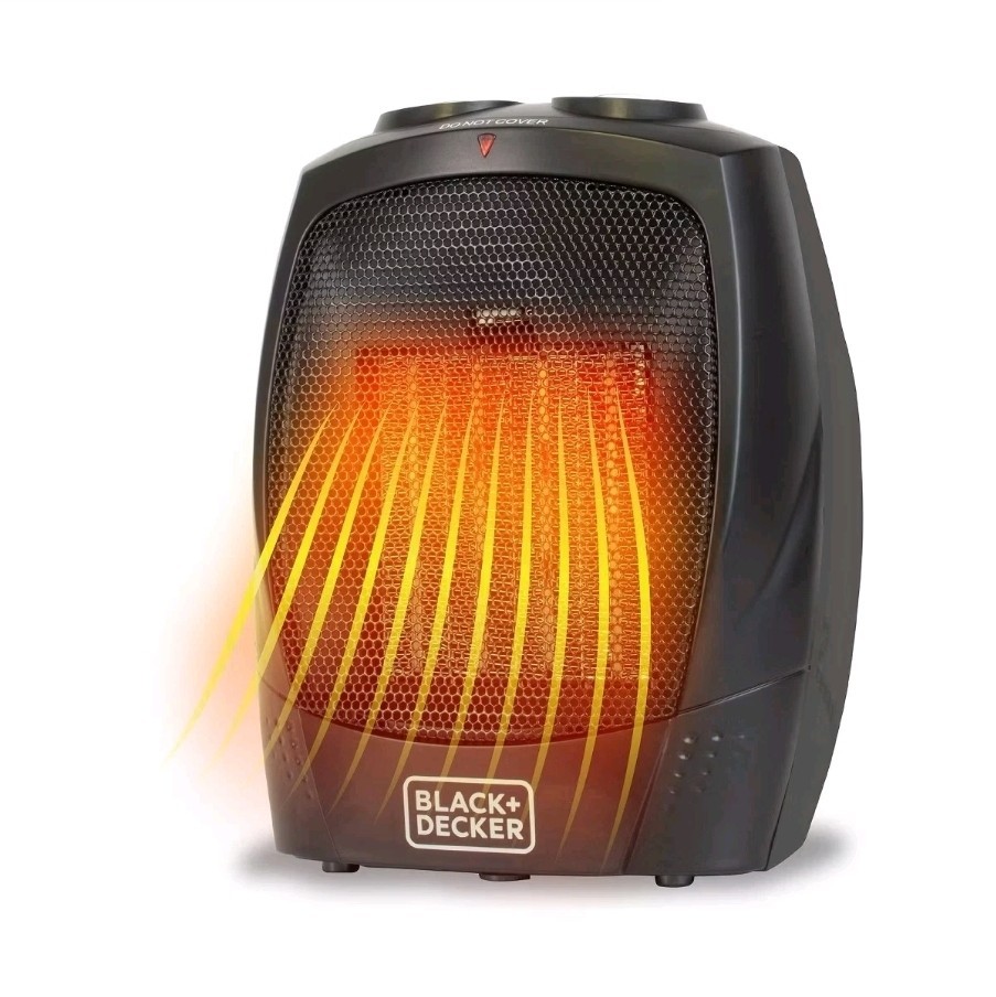 BLACK+DECKER 1500W Ceramic Heater - Black (BHDC201)... gallery