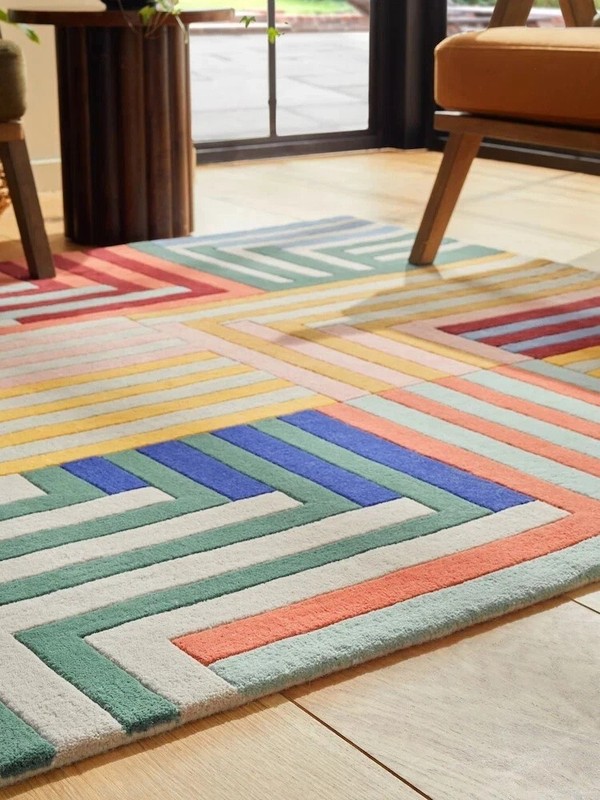Handmade Wool Rug 5x7 - Soft Wool, Modern Style, Durable & Stylish Rug gallery