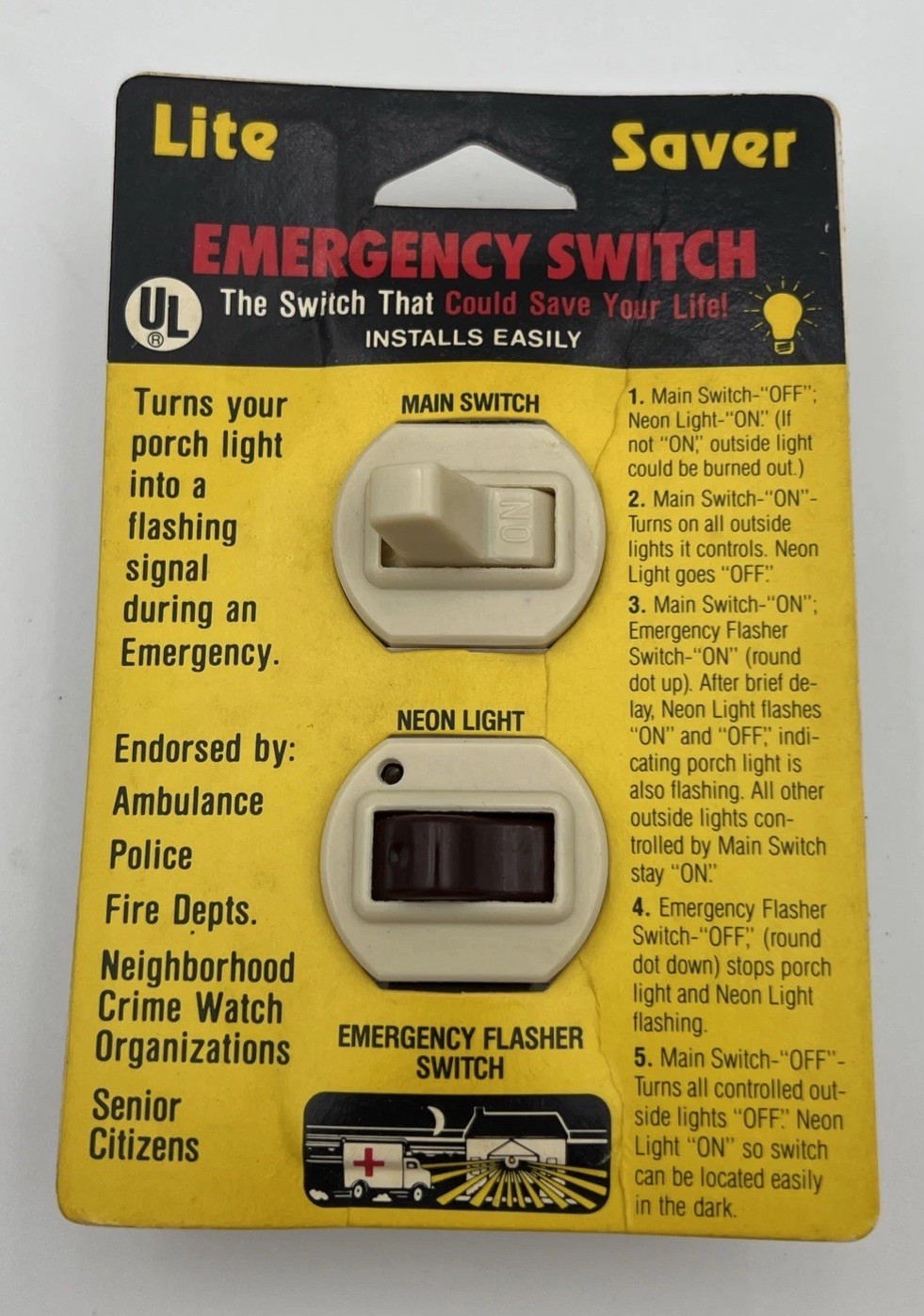 Light Bulb Switch Flasher Sign gallery