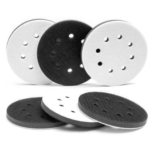 5 Pack 5 Inch Soft Sponge Interface Pad for Sanding Pad Hook&Loop Sanding Discs gallery