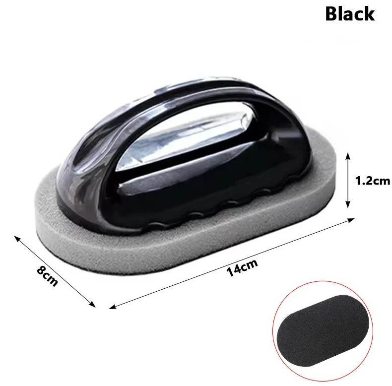 1pc Magic Emery Sponge Brush with Handle Strong Decontamination Cleaner - NEW gallery