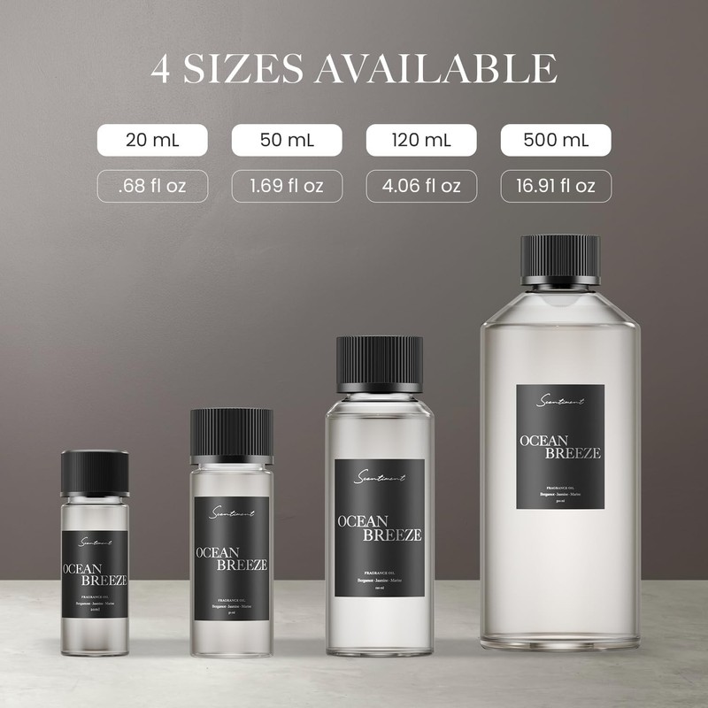 Diffuser Oil Ocean Breeze Hotel Scent Bergamot Lemon Jasmine 4.06 fl oz gallery