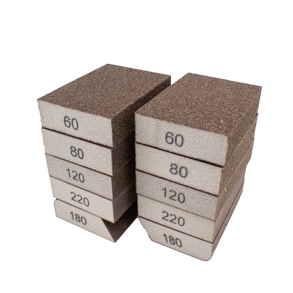 10 Pack Sanding Sponge, Washable and Reusable in 60/80/100/120/180/220 Grit gallery