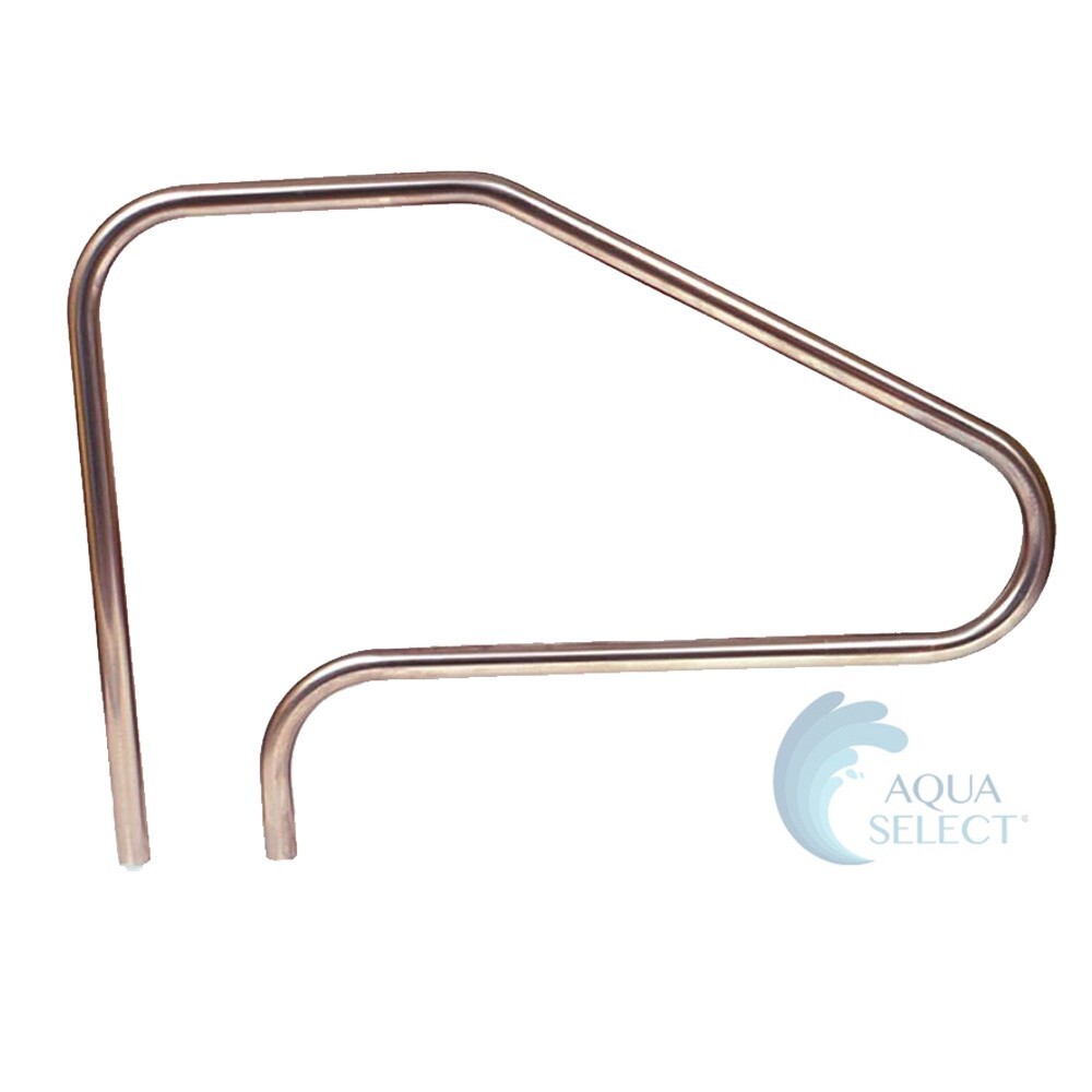 Aqua Select In-Ground Swimming Pool Stainless Steel Ladder Step Handrail gallery