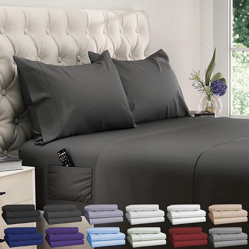 Top Split sheets set for Adjustable Mattresses 1900 Threads Split Flex Top King gallery
