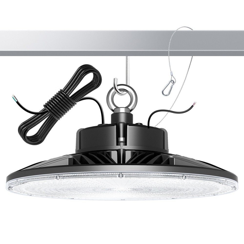 200W LED High Bay Lights Fixture Dimmable for Warehouse Garage 14-22Ft Ceiling