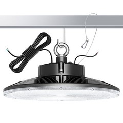 200W LED High Bay Lights Fixture Dimmable for Warehouse Garage 14-22Ft Ceiling