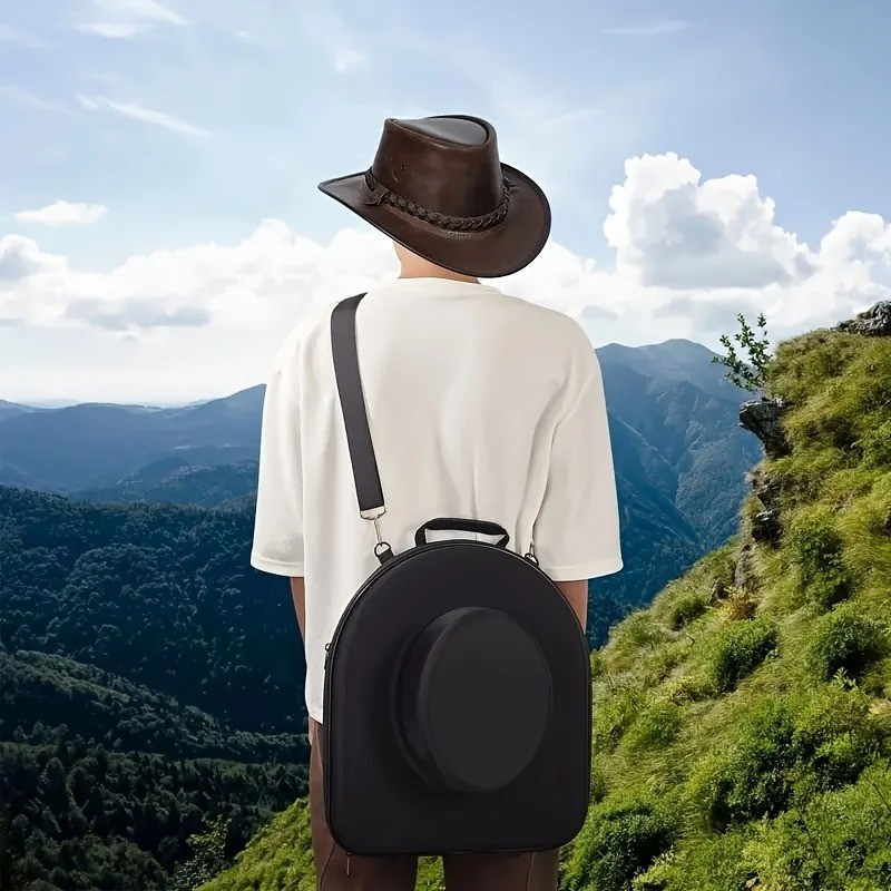 EVA HardShell Hat Case | Waterproof Zippered Organizer for Baseball/Sun Caps AA gallery