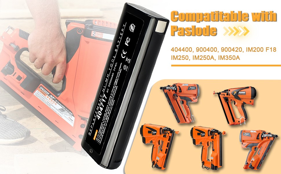 5.0AH 404717 Battery For Paslode IM50 IM65 IM250A 900400 900600 IM350 Nail Gun gallery