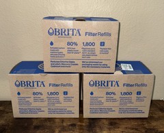 Brita Refillable Filter Refill Packs For Pitchers Dispensers *18 Total!