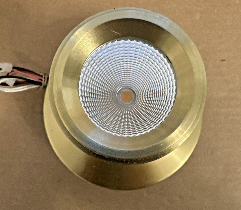WAC Lighting MO-495-BR Display Lighting Brushed Brass 9 watt LED Spot Light gallery