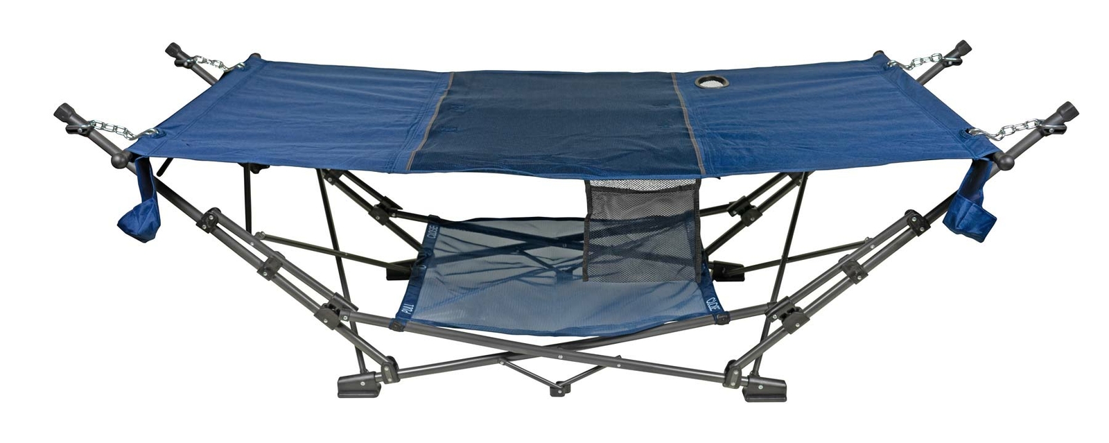 Zenithen (#OC582S-BD) Full-Sized Portable Folding Out/Indoor Hammock, Blue gallery