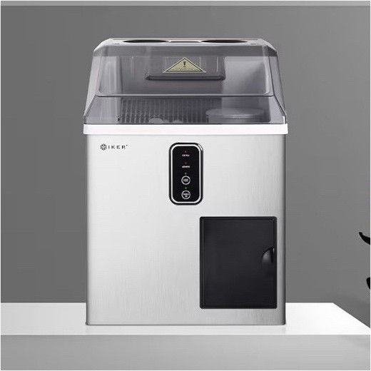 IKER Countertop Ice Maker & Shaver 33lbs Portable Stainless Steel 2-in-1 gallery