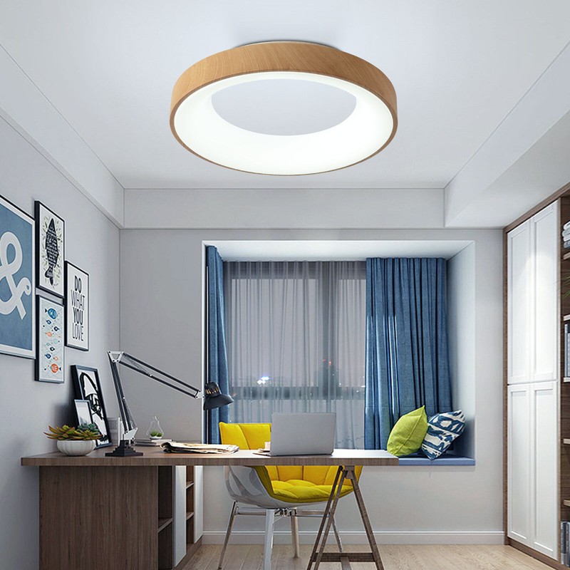 Modern Flush Mount LED Ceiling Light Acrylic Lampshade Indoor Chandelier Fixture gallery
