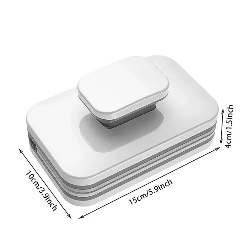 1pc Double-Sided Magnetic Window Cleaner Glass Wiper Household Scraper - NEW gallery