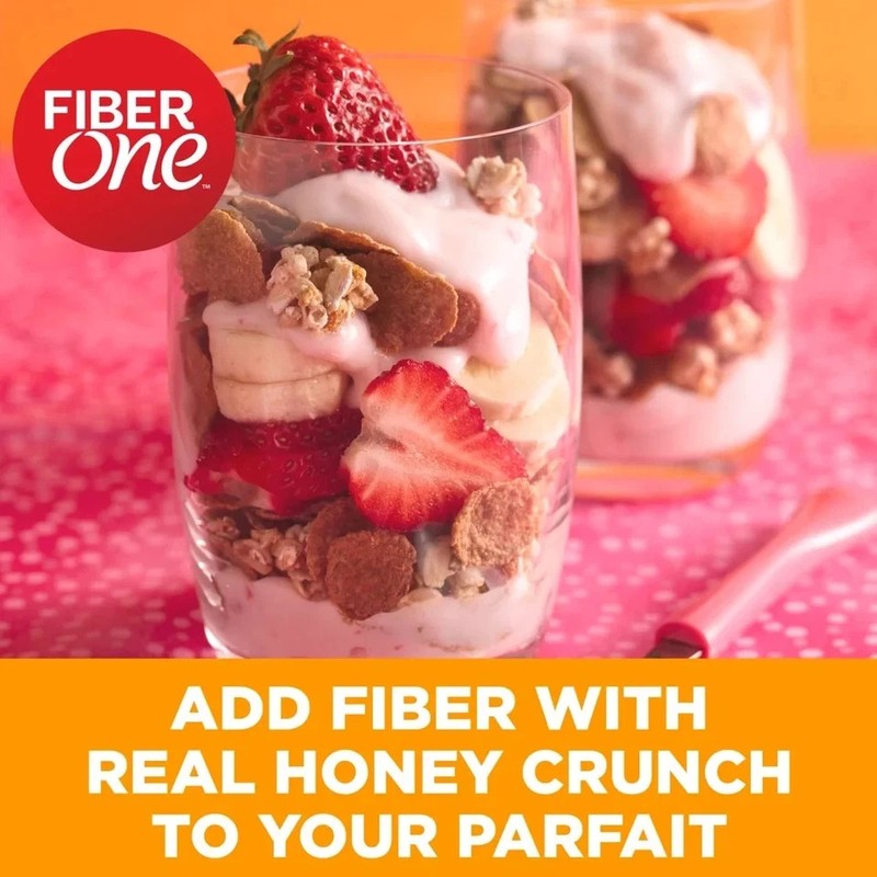 Fiber One Honey Clusters Breakfast Cereal, Fiber Cereal Made with Whole Grain, 1 gallery