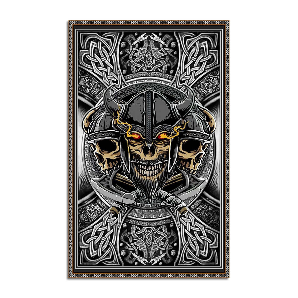 Personalized Viking Warrior Rug Regtangle Rug Carpet gallery