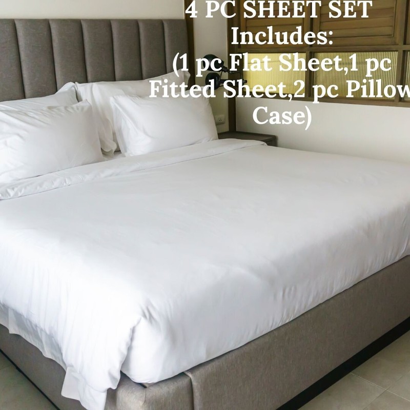 1000 TC Egyptian Cotton Sheet Set "DeepPocket "Gray Twin Full XL Queen King,Cal gallery