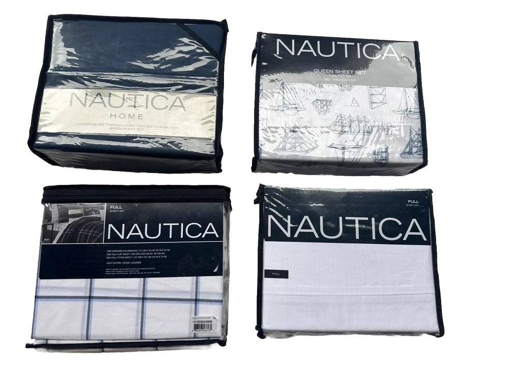 Nautica - queen ,full cotton sheets
