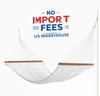 Large White DuraCord Rope Hammock – 13 ft. x 55 in., 2-Person, 450 lb Capacity gallery