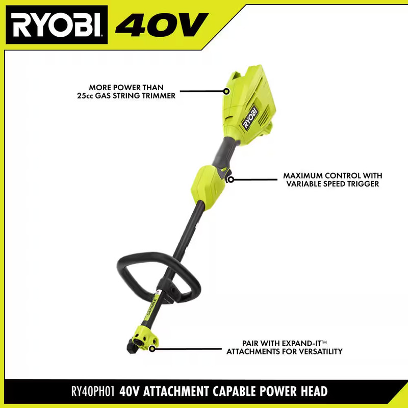 40V Expand-It Cordless Battery Attachment Capable Powerhead Kit gallery