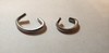 Galvanized OR Stainless Steel 3/8" - 1/2" Blunt Tip Hog Rings. Qty. 100 or 1 Lb gallery