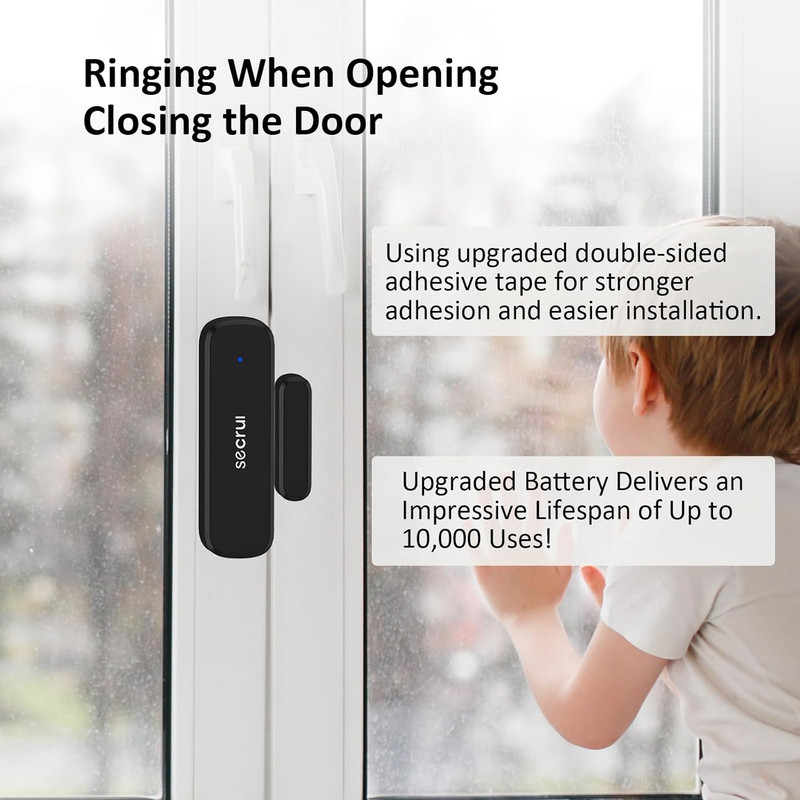 Door Chime, Wireless Door Chimes When Door Open Entry for Business/Home/Office/S gallery