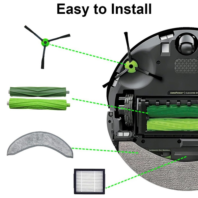 Replacement Parts Compatible with irobot Roomba Combo j7+ Robot Vacuum and Mop gallery