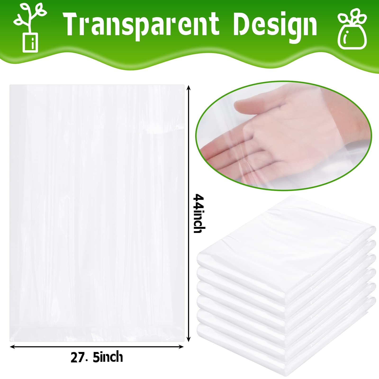 Winter Plant Covers 6 Pcs Waterproof Frost Protection for Outdoor Gardens gallery