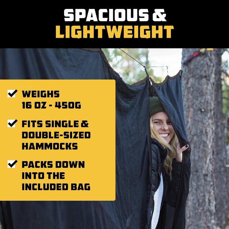 (3-Pack) Wise Owl Outfitters Bug Mosquito Net for Hammock Camping Camp Outdoor gallery
