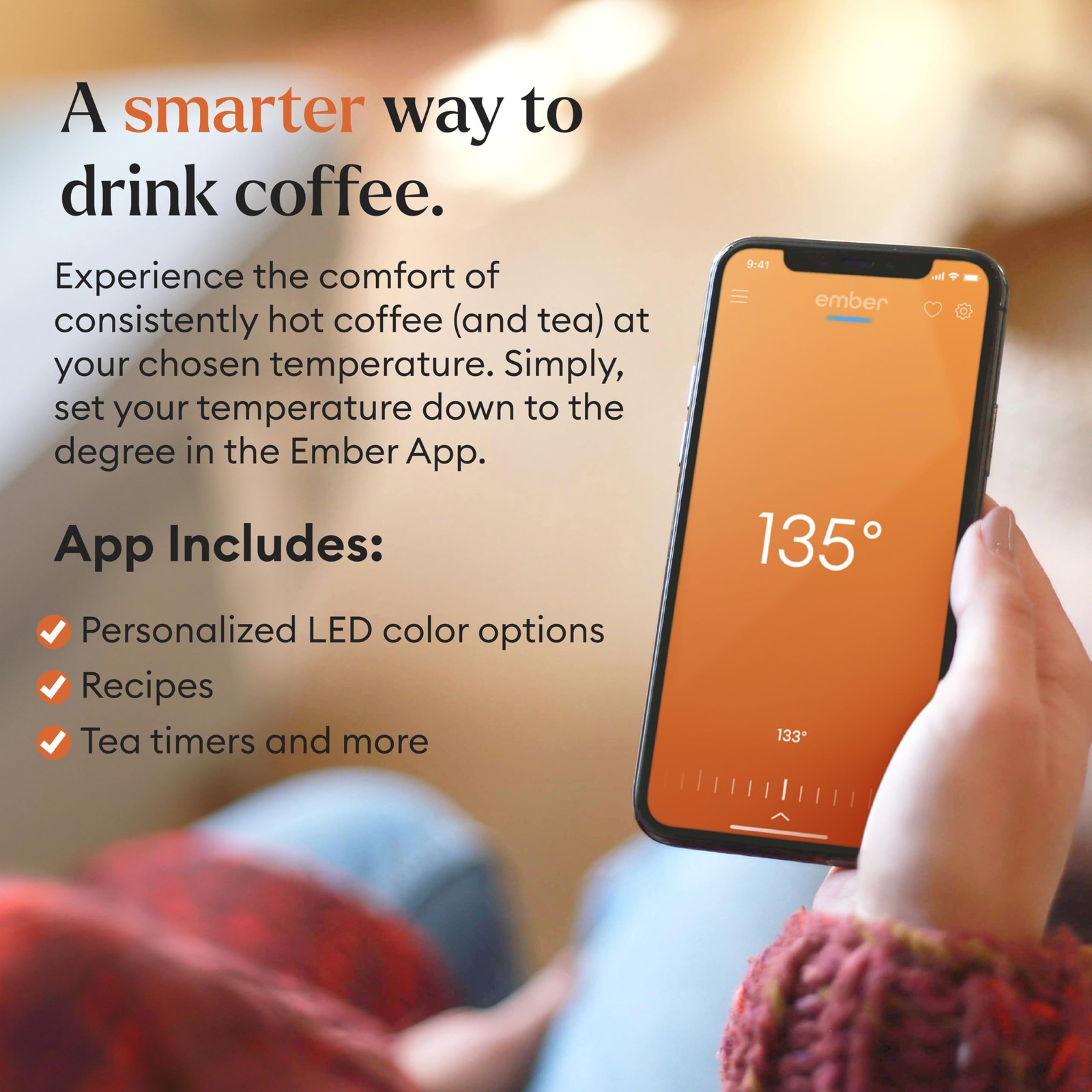 Smart Mug 14oz Temperature Control App Controlled Heated Rechargeable Ember gallery
