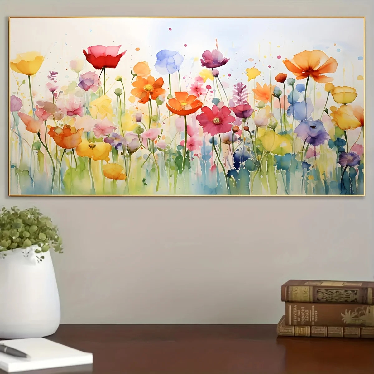 Flowers Floral Abstract Canvas Prints Poster Canvas Painting Canvas Wall Art gallery