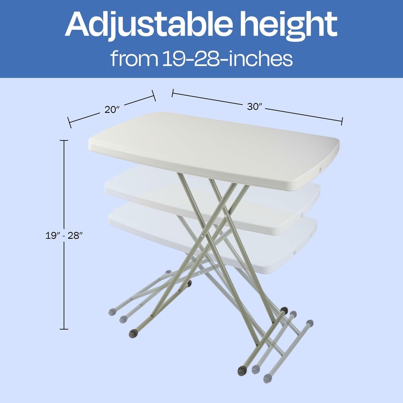 Lavish Home Portable Folding Table - 2.5 Foot Indoor/Outdoor Portable Lightwe... gallery