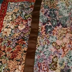 Floral Multicolor Rectangular Pillow/Cushion Top 25″x30″ Upholstery, No Closure.