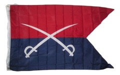 3X5 GENERAL GEORGE CUSTER 7TH CAVALRY COMPANY FLAG 100D