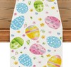72 x 13 Inch Easter Table Runner – 72 x 13 inches, Green Pink Blue Yellow gallery