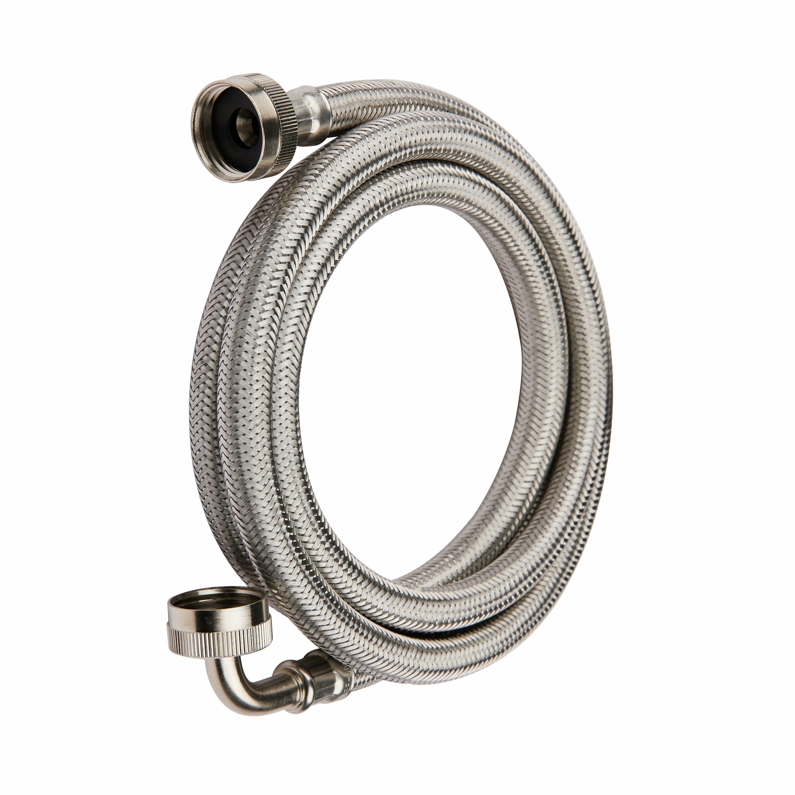 EFIELD 5-FT Length Washing Machine Hose with 90 Degree Elbow, Hot or Cold Water gallery