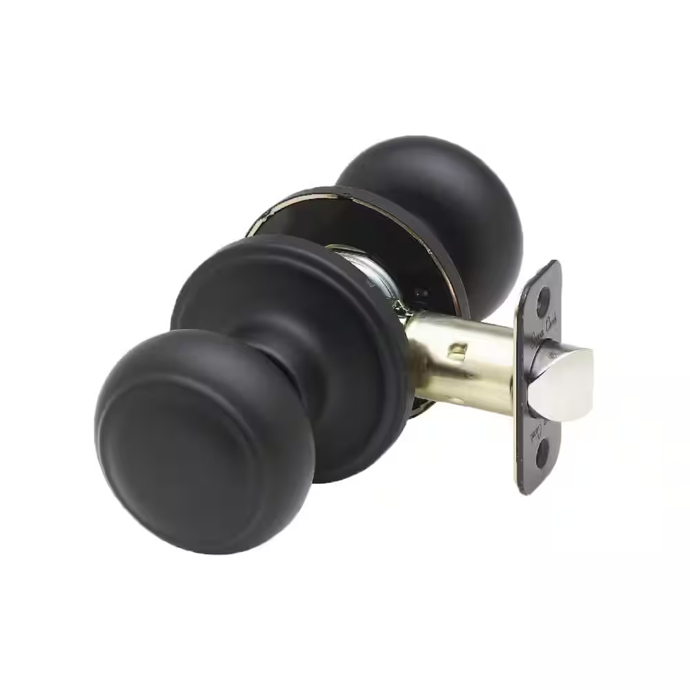 Colonial Black Passage Hall/Closet Door Knob gallery