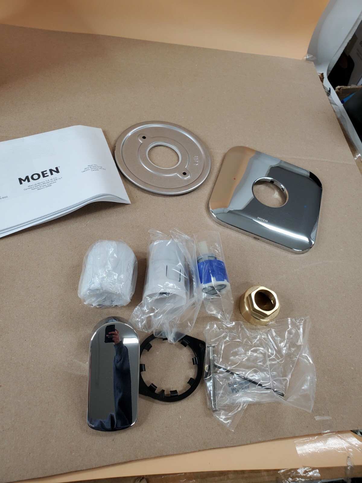 Moen Voss T6906BN Double Handle Lavatory Wall Mount Bathroom Faucet Trim Kit gallery